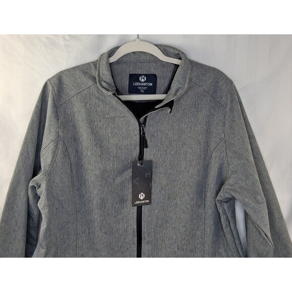 Leehanton Soft Shell Women's Jacket Gray Size XL New With Tags - Picture 4 of 16